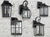 Pearl Textured Seedy Glass 1-Light Outdoor Lantern Sconce