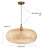 Wicker Rattan Pendant Light