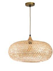 Wicker Rattan Pendant Light