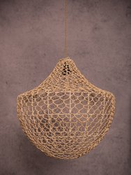 Woven Basket Pendant Light Natural Rattan Hanging Light