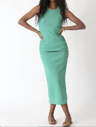 Gamble Dress - Vintage Reef Green