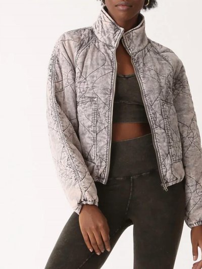Electric & Rose Quilted Jacket In Acid Driftwood product