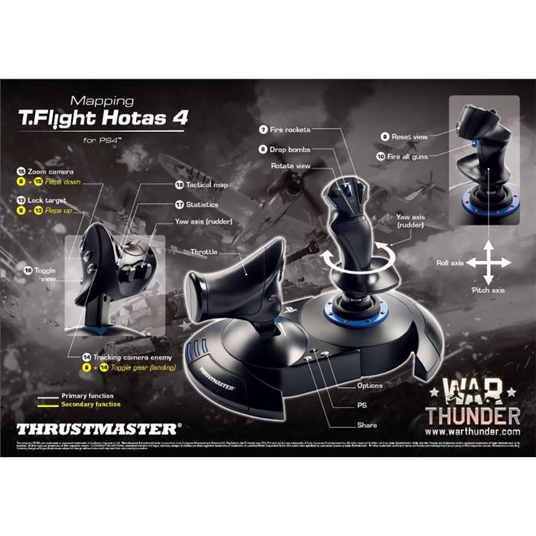 T.flight Hotas 4 for Ps4