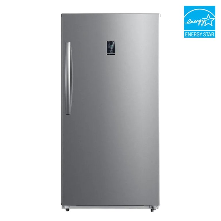 17 Cu. Ft. Stainless Steel Convertible Upright Freezer