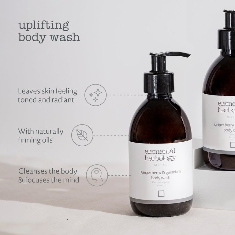 Juniper Berry & Geranium Body Wash