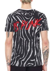 Knit Zebra Aop T-Shirt