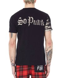 So Punk Knit Printed T-Shirt