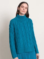 Jessa Sweater - Cyan