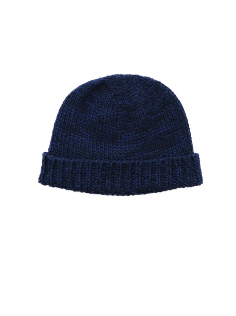 Julian Hat - Navy/Black tweed