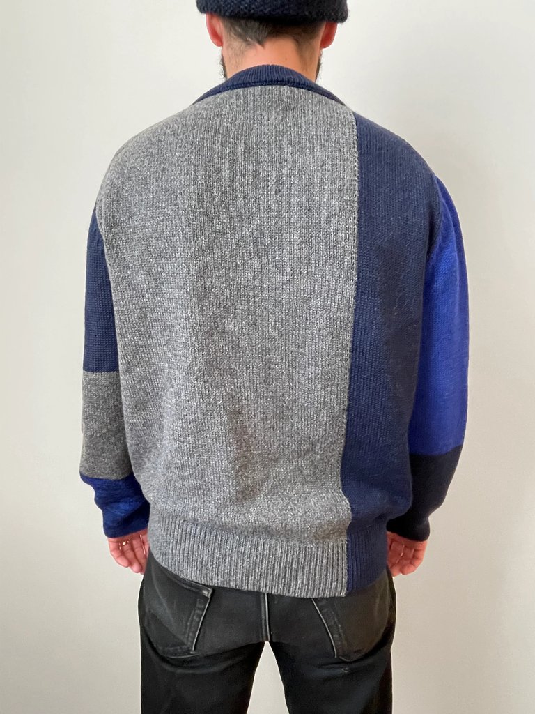Men's Color - Block Sweater