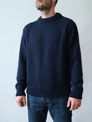 Nick Sweater - Navy/Black Tweed