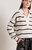 Tatum Sweater Ivory/Black Stripe