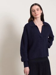 Tatum Sweater Navy - Navy