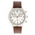 Antoine Chronograph Leather-Band Watch With Date