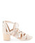 Burano Tasseled Beige Suede Sandals - Beige