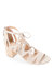 Elie Tahari Burano Tasseled Beige Suede Sandals