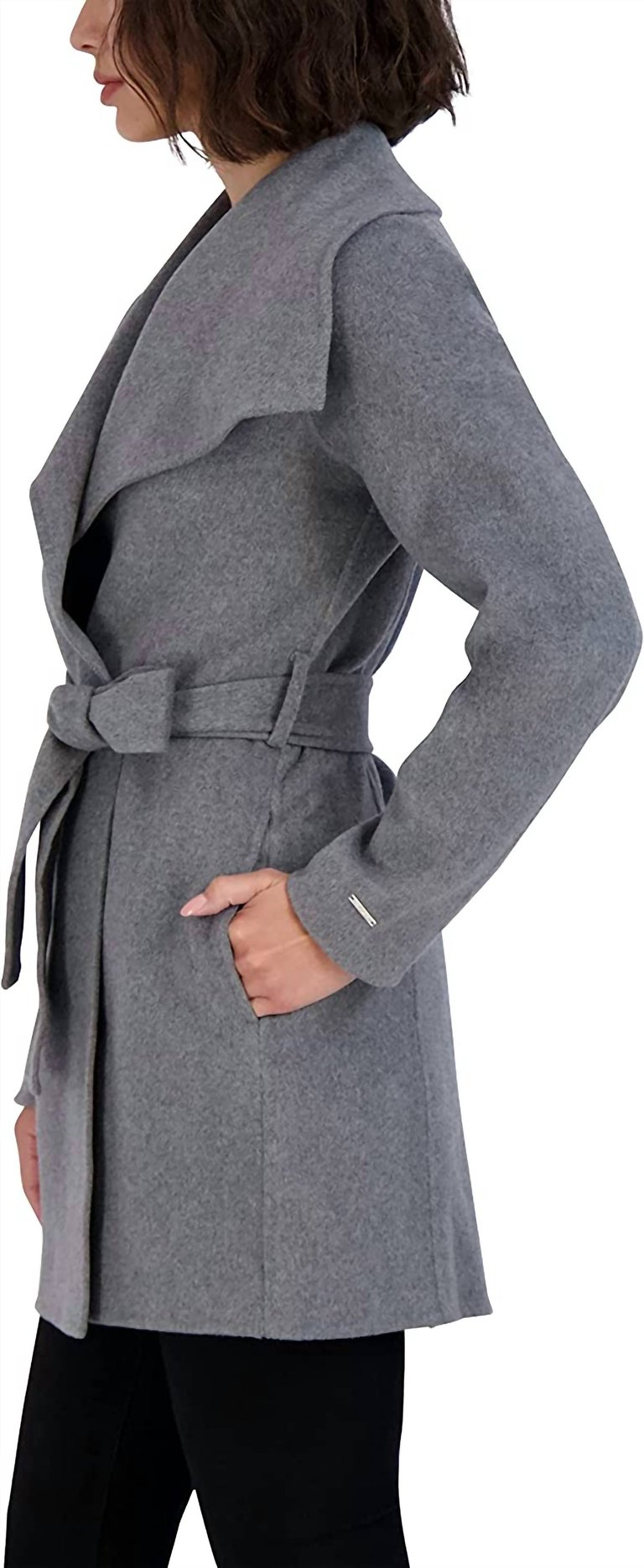 Ella Wool Wrap Coat