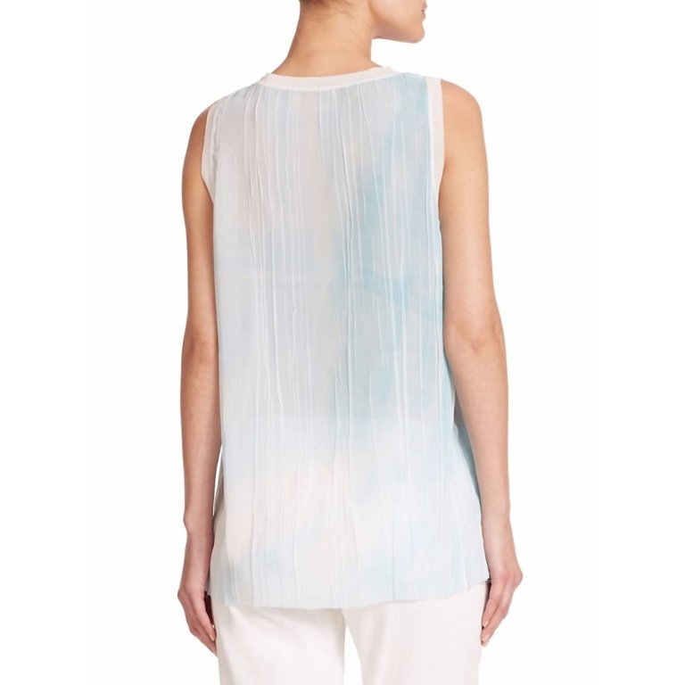 Ellison Semi Sheer Sleeveless Blouse