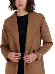 Maxi Double Face Belted Wrap Coat