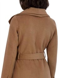 Maxi Double Face Belted Wrap Coat