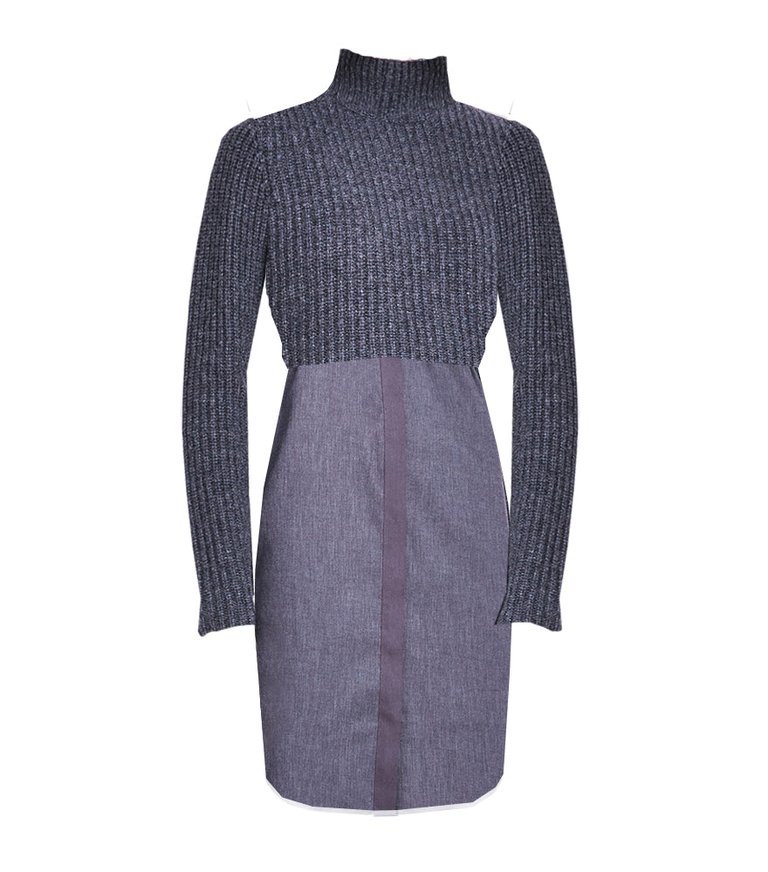 Raleigh Sweater Dress - Gray