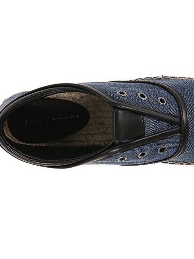 Elie Tahari Women's Mako Denim Blue Slip-On Oxford Espadrille Sneakers Shoes product