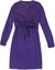 Women'S Mira Long Sleeve Tie Bow Mini Dress - Purple