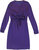 Women'S Mira Long Sleeve Tie Bow Mini Dress - Purple