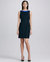 Women's Solid Indigo Blue Sleeveless Stretch Dress Sheath - Indigo Blue