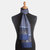 Amalfi Blue Long Slim Silk Scarf