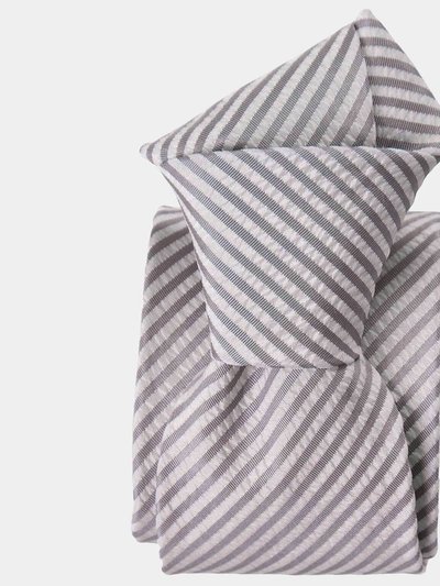 Elizabetta Bardolino - Silk Seersucker Tie - Grey product