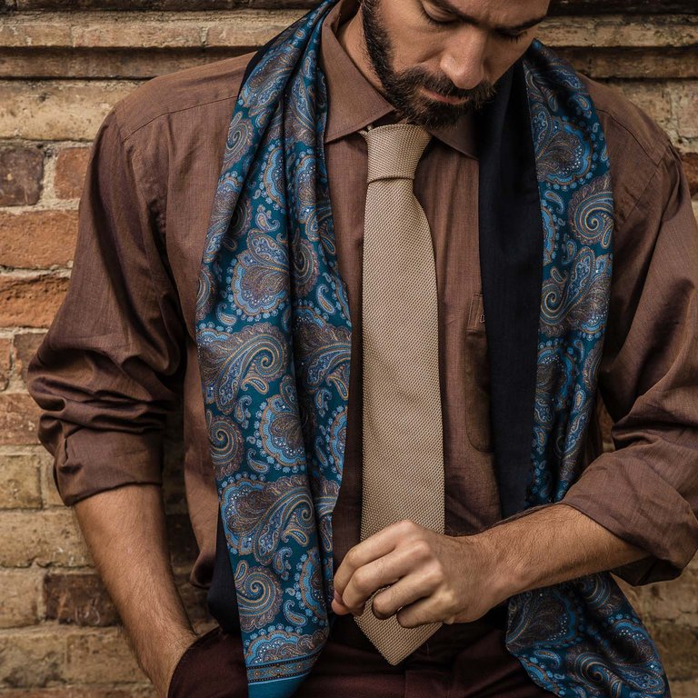 Camelo Silk Grenadine Tie