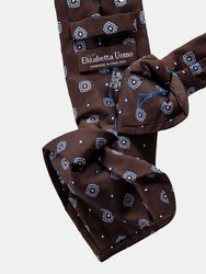 Casablanca Espresso Mogador Jacquard Tie