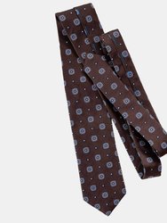 Casablanca Espresso Mogador Jacquard Tie