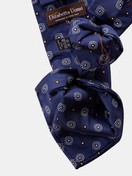 Casablanca Indigo Mogador Jacquard Tie