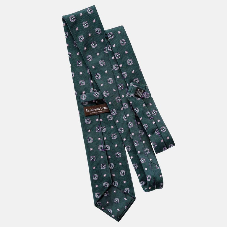 Casablanca Pine Mogador Jacquard Tie
