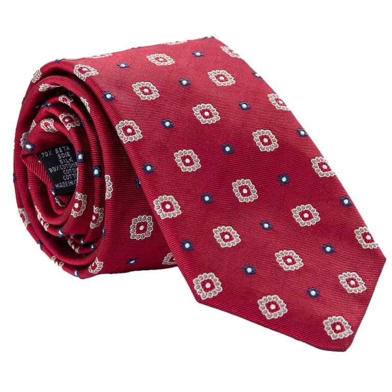 Casablanca - Ruby Mogador Jacquard Tie