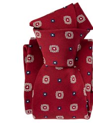 Casablanca - Ruby Mogador Jacquard Tie - Ruby