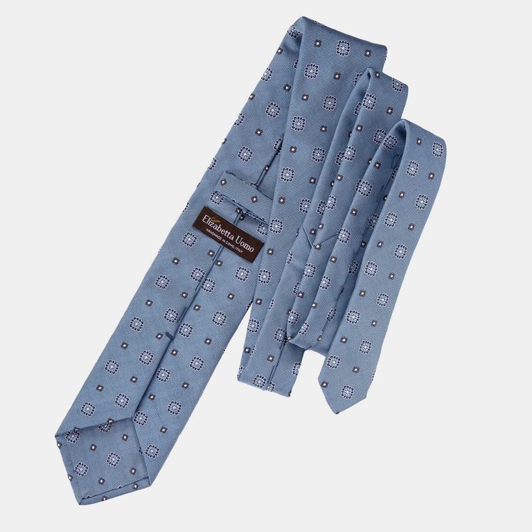 Casablanca Sky Blue Mogador Jacquard Tie