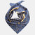 Caserta Blue & Yellow Silk Neckerchief - Blue/Yellow