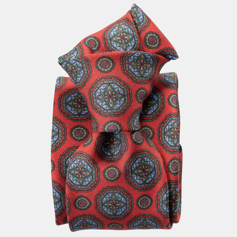 Corsini Chili Pepper Printed Silk Tie - Chili Pepper