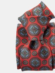 Corsini Chili Pepper Xl Printed Silk Tie