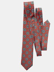 Corsini Chili Pepper Xl Printed Silk Tie