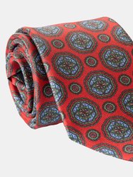 Corsini Chili Pepper Xl Printed Silk Tie - Chili Pepper