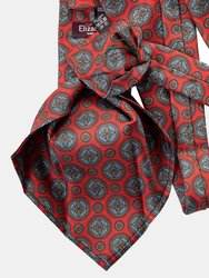 Corsini Chili Pepper Xl Printed Silk Tie