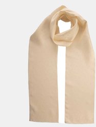D'Alessio Butter Yellow Slim Silk Opera Scarf - Butter Yellow