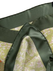 Deruta Lime Silk Neckerchief