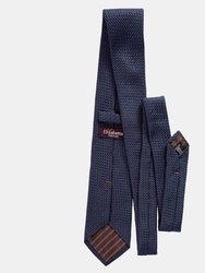 Ducale Navy Blue XL Silk Grenadine Tie
