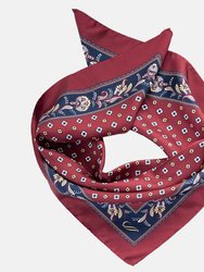 Ducati Cabernet Silk Neckerchief - Cabernet