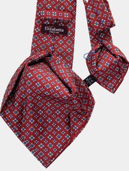 Empoli - Garnet Printed Silk Tie